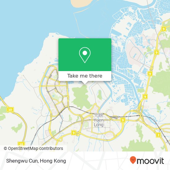 Shengwu Cun map