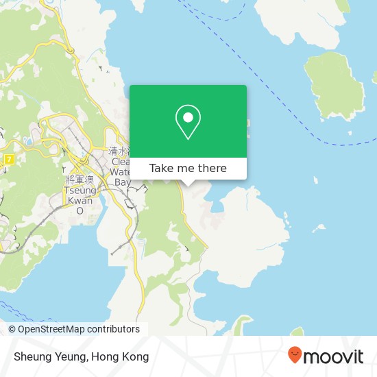 Sheung Yeung map