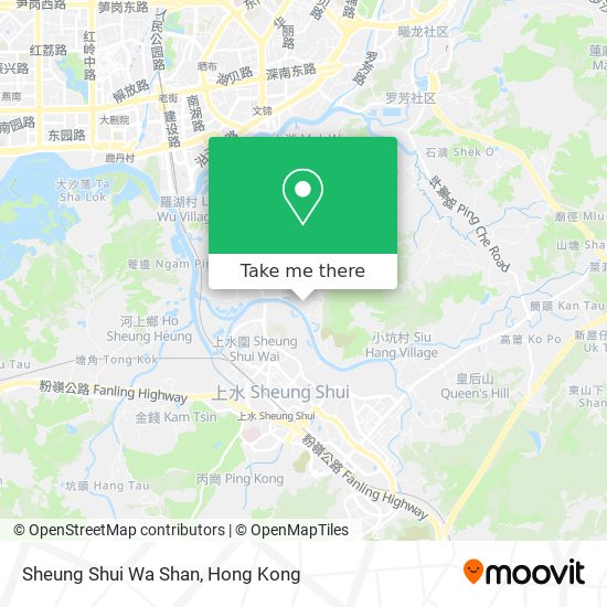 Sheung Shui Wa Shan map