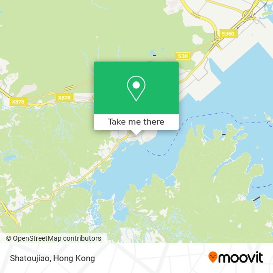 Shatoujiao map