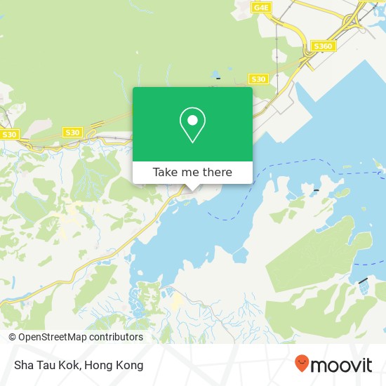 Sha Tau Kok map