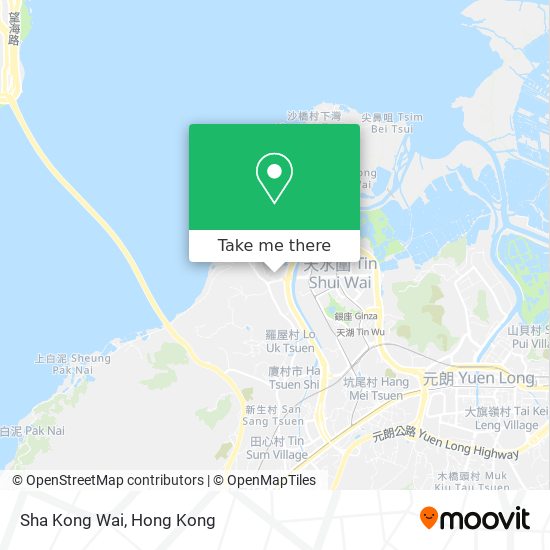 Sha Kong Wai map