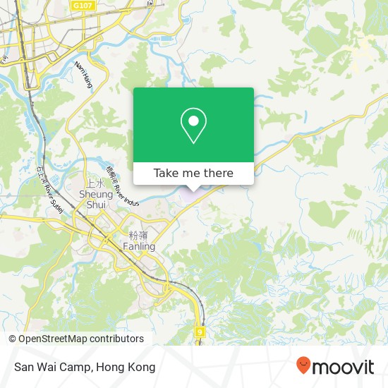 San Wai Camp map