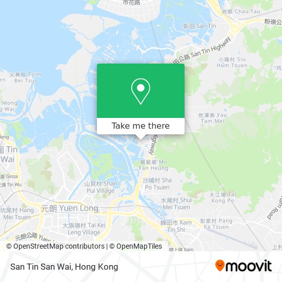 San Tin San Wai map