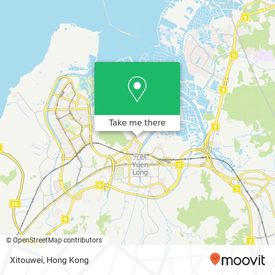 Xitouwei map