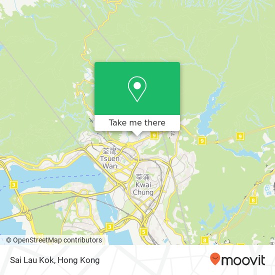 Sai Lau Kok map