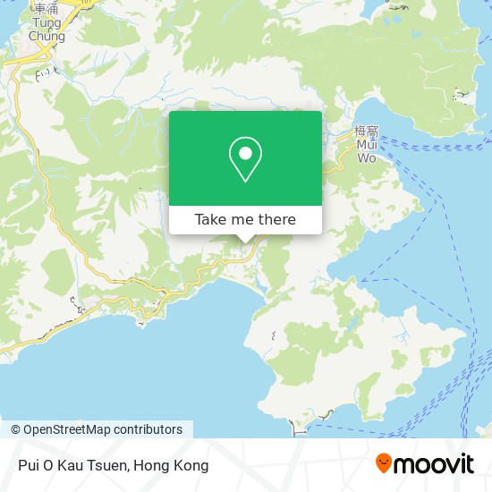 Pui O Kau Tsuen地圖
