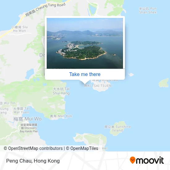 Peng Chau map