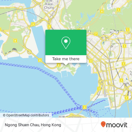 Ngong Shuen Chau地圖