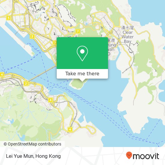 Lei Yue Mun map