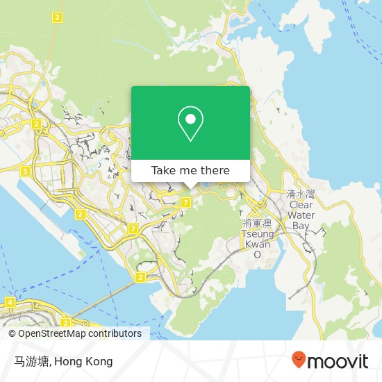 马游塘 map