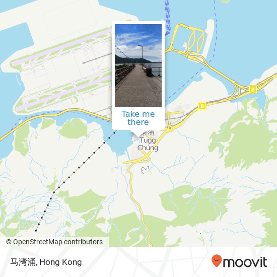 马湾涌 map