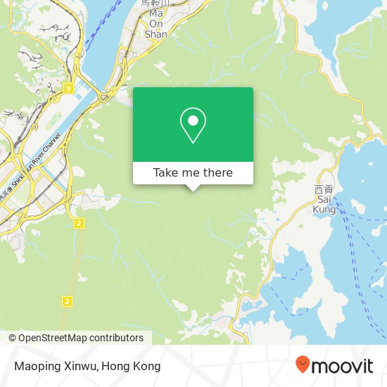 Maoping Xinwu map