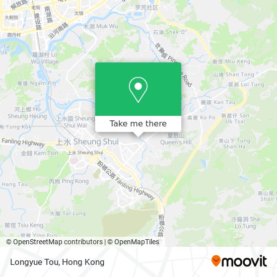 Longyue Tou map