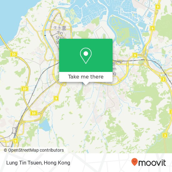 Lung Tin Tsuen map