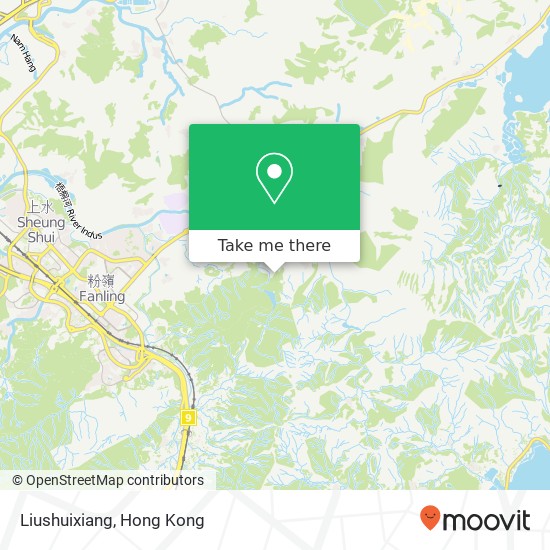 Liushuixiang map