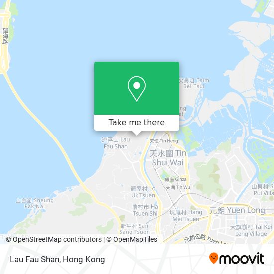 Lau Fau Shan map
