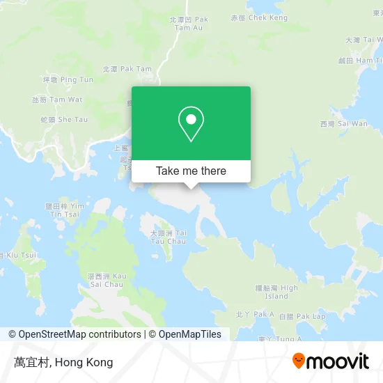 萬宜村 map