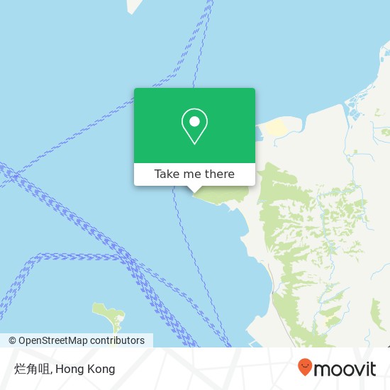 烂角咀 map