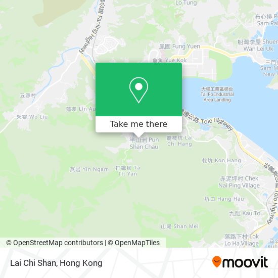 Lai Chi Shan map