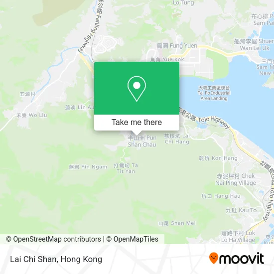 Lai Chi Shan map