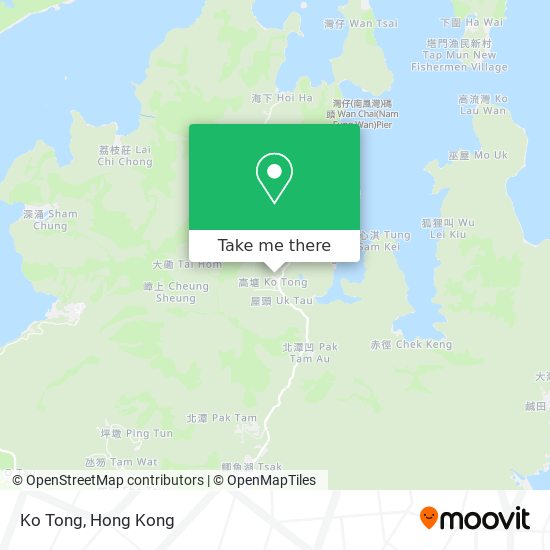 Ko Tong map