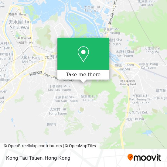 Kong Tau Tsuen map