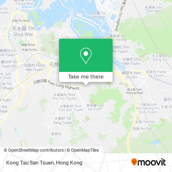 Kong Tau San Tsuen map