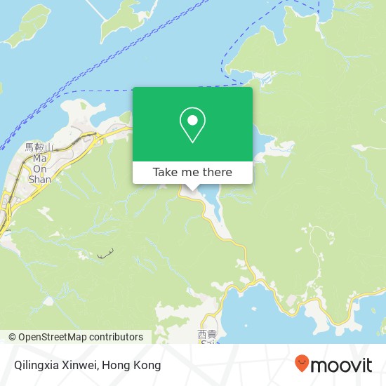 Qilingxia Xinwei map