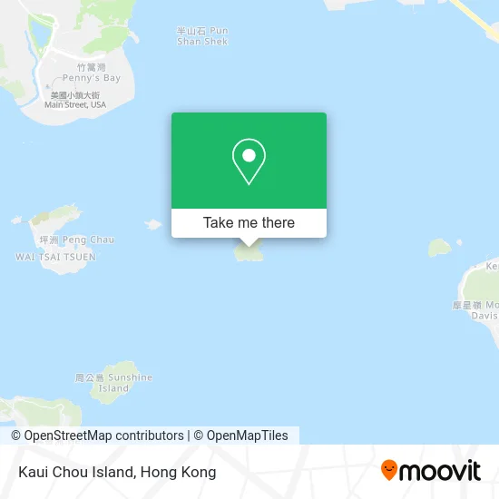 Kaui Chou Island map