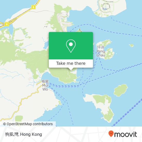 狗虱灣 map