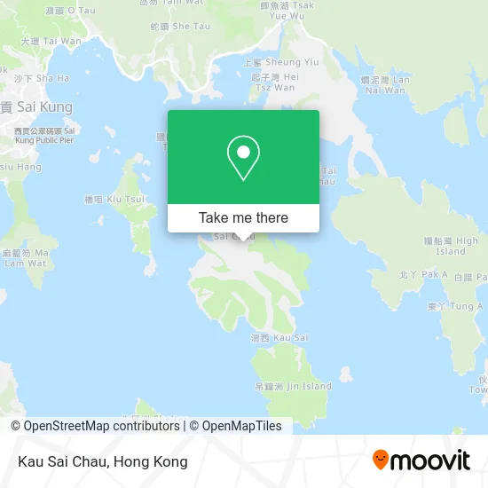 Kau Sai Chau map