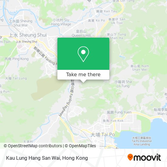 Kau Lung Hang San Wai地圖