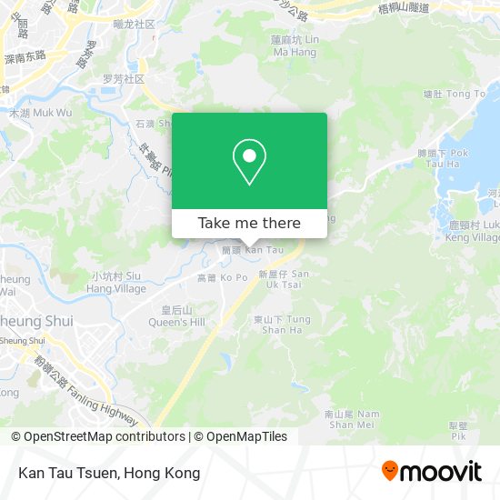 Kan Tau Tsuen map