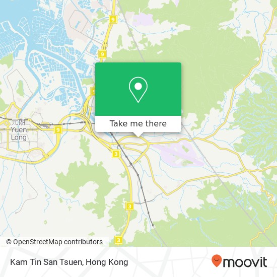 Kam Tin San Tsuen map