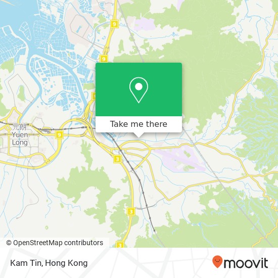 Kam Tin map