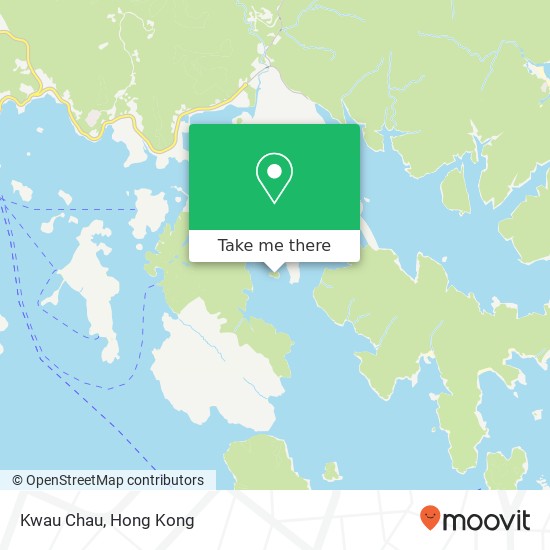 Kwau Chau map