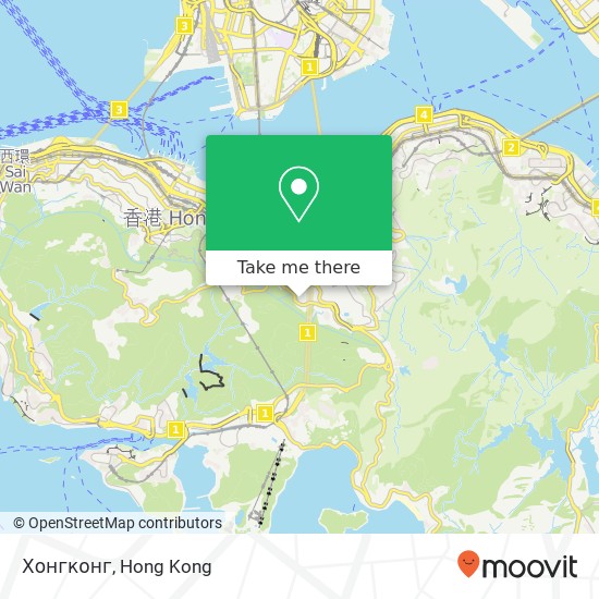 Хонгконг map
