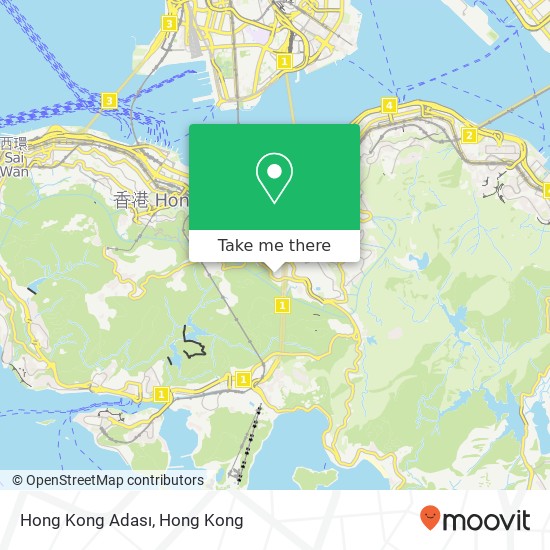 Hong Kong Adası地圖