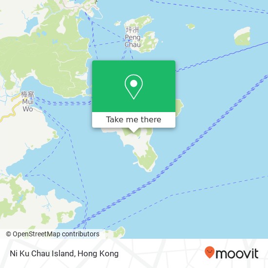 Ni Ku Chau Island map