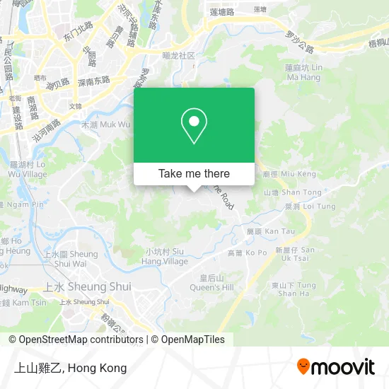上山雞乙 map