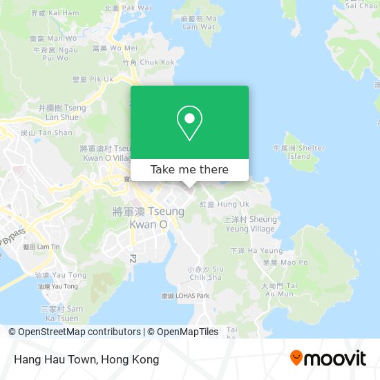 Hang Hau Town map