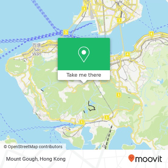 Mount Gough map