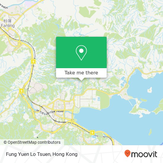 Fung Yuen Lo Tsuen map