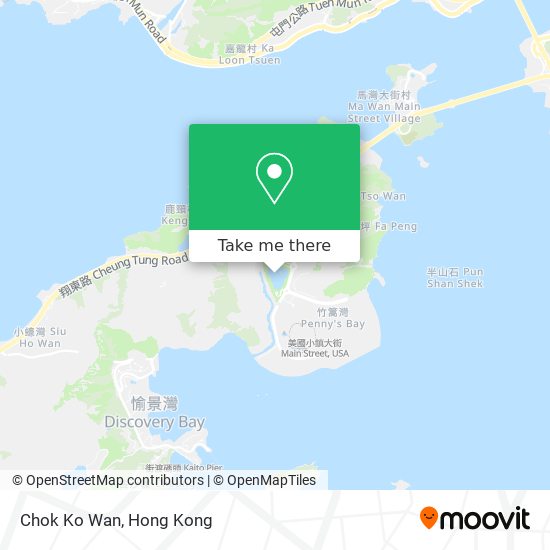 Chok Ko Wan map