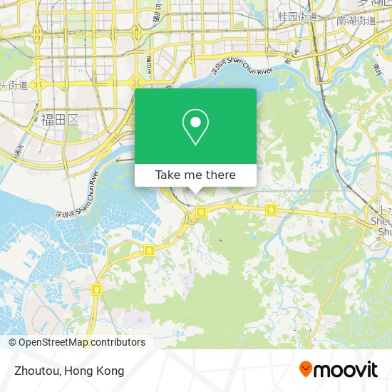 Zhoutou map