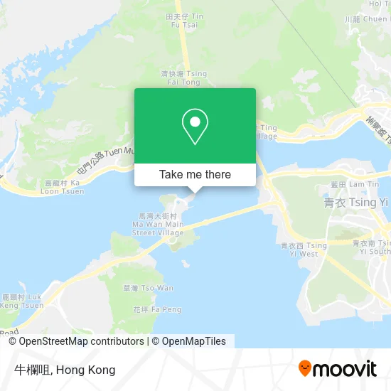 牛欄咀 map