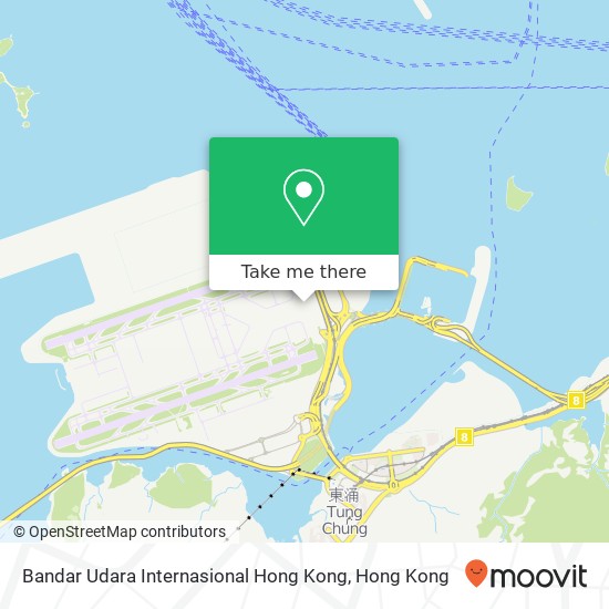 Bandar Udara Internasional Hong Kong地圖