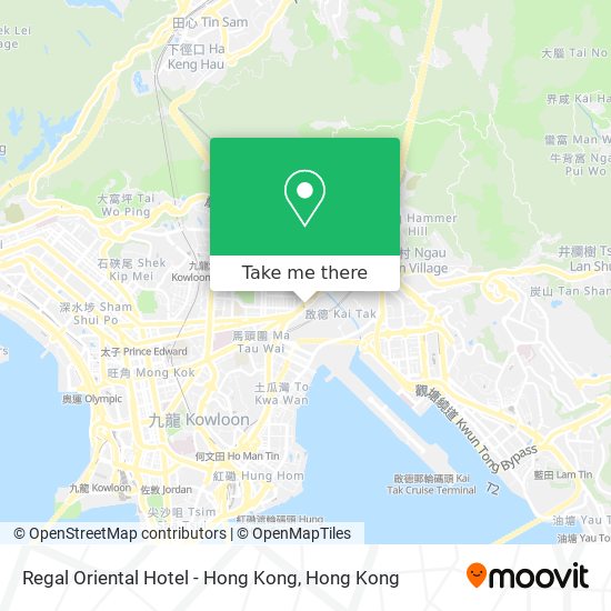 Regal Oriental Hotel - Hong Kong地圖