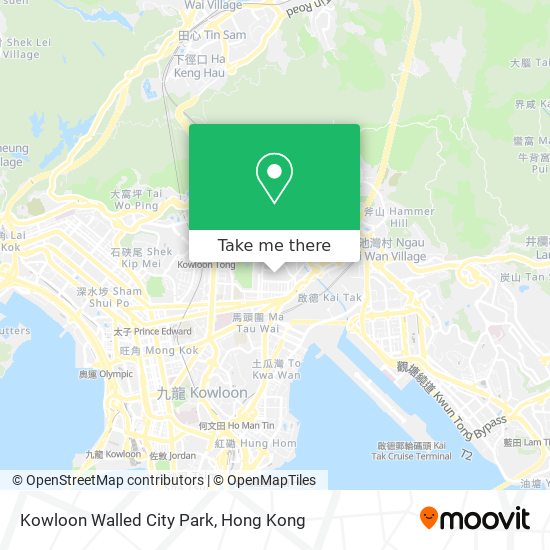 Kowloon Walled City Park map